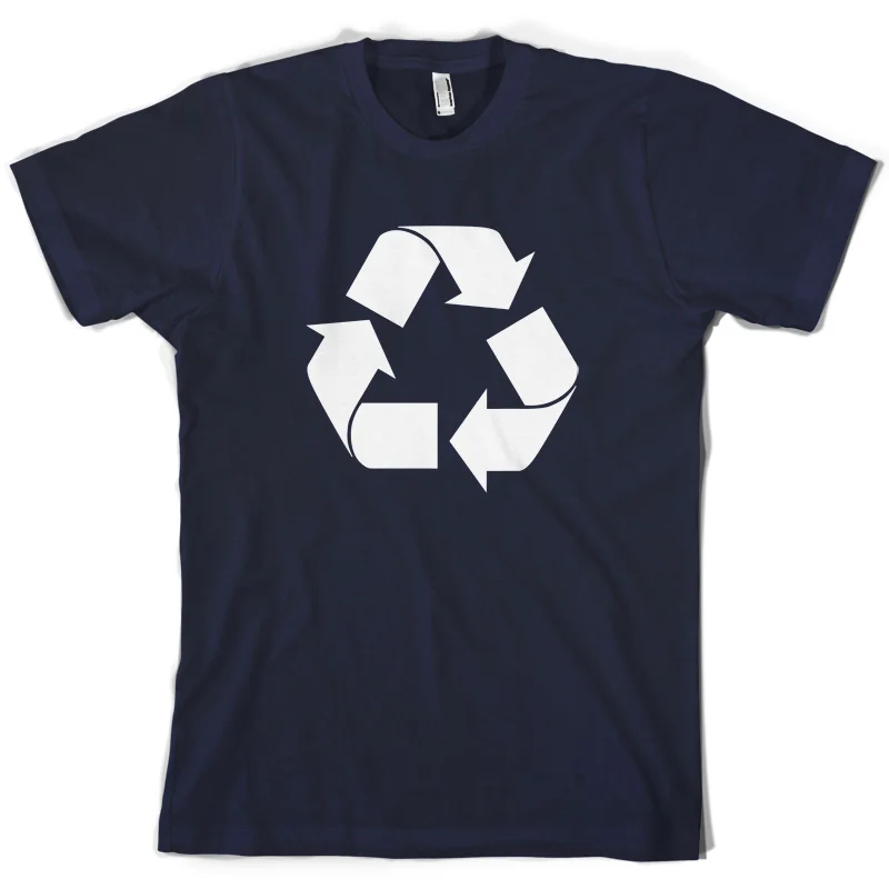 Recycling Symbol Мужская футболка 10 цветов Recycle Gift ClothingMen'S футболки в летнем стиле
