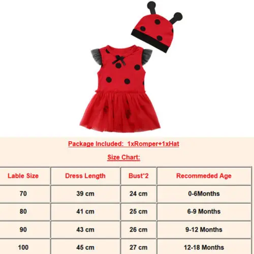 Новый стиль божья коровка детский красный комбинезон для маленьких девочек