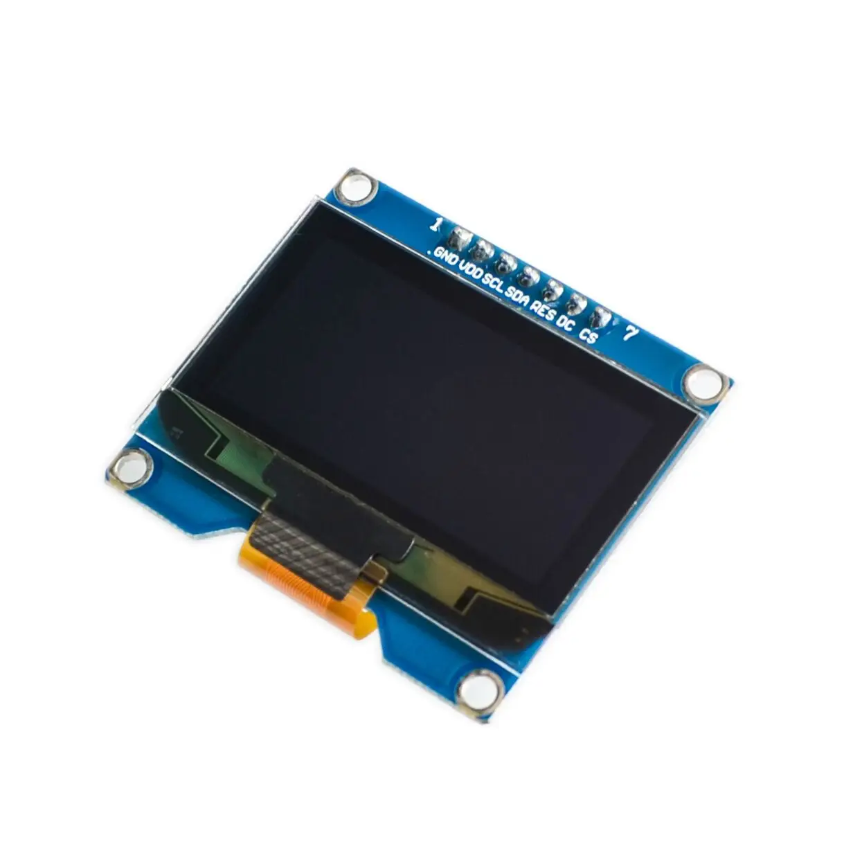 Оптовая продажа 1 54 дюймов 7PIN белый oled экран модуль SSD1309 Привод IC совместимый для