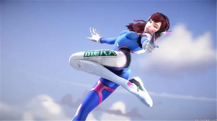 Бесплатная доставка карнавальный костюм OW D. VA для Хэллоуина сексуальная