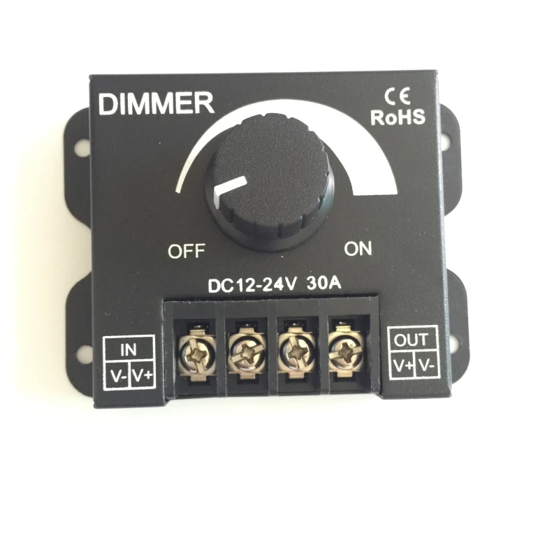 3 шт. DC12 24V 30A 360 Вт одноцветный светодиодный регулятор диммера для 5050 3528 Лампы