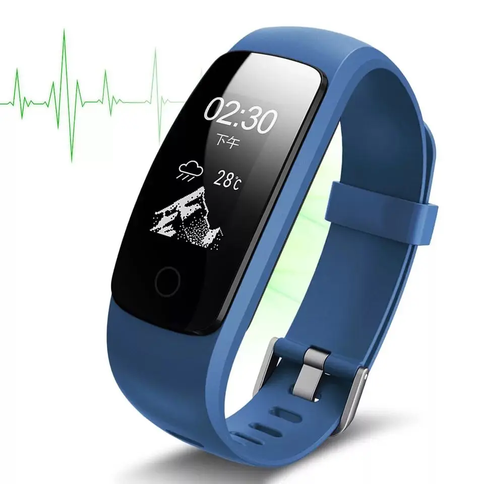 ZoneQuality ID107 plus GPS смарт-браслет HR Fitnes Bluetooth Браслет спортивный трекер активности С