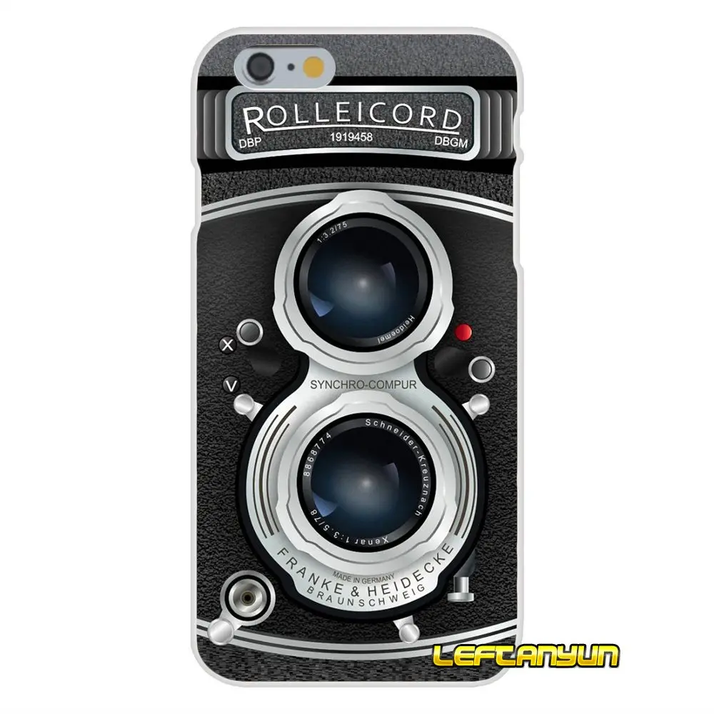 Аксессуары чехлы для телефонов Чехлы iPhone X 4 4S 5 5S 5C SE 6 6S 7 8 Plus Rolleiflex Винтаж Ретро