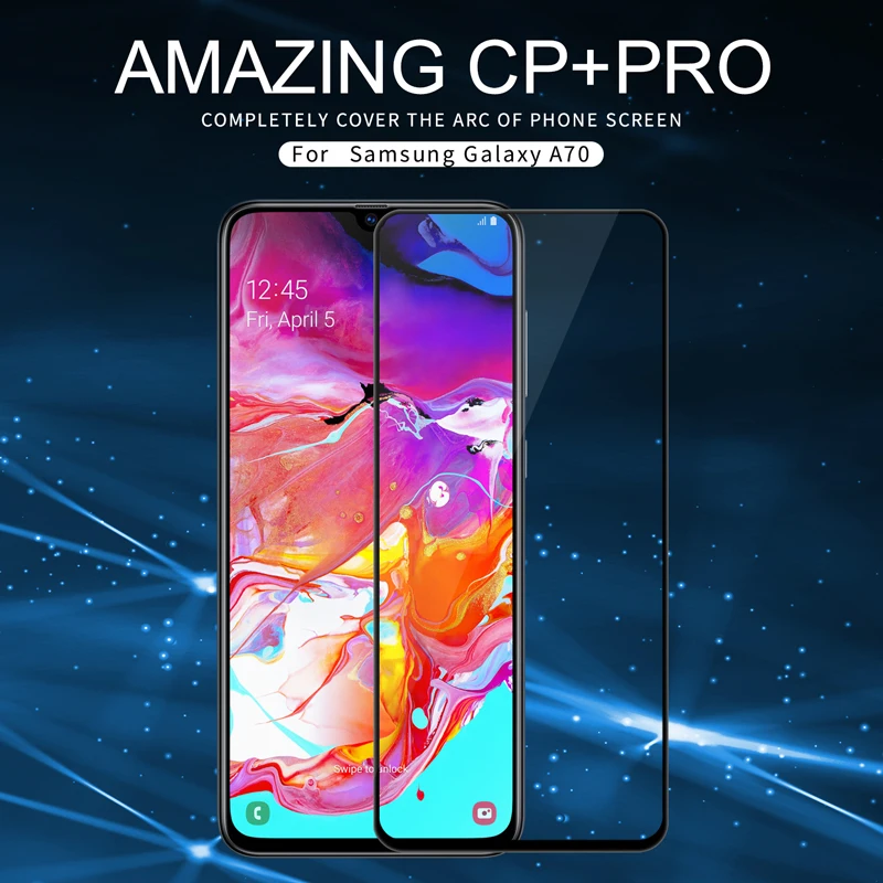 Nillkin CP+ PRO Full Screen Glass For Samsung Galaxy A70 protective front for Anti-Explosion Protector | Мобильные телефоны и