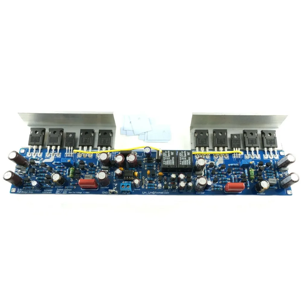 

L50 500W 8Ohm Full Bridge Mono Amplifier Board + Aluminum Professional Edition by LJM