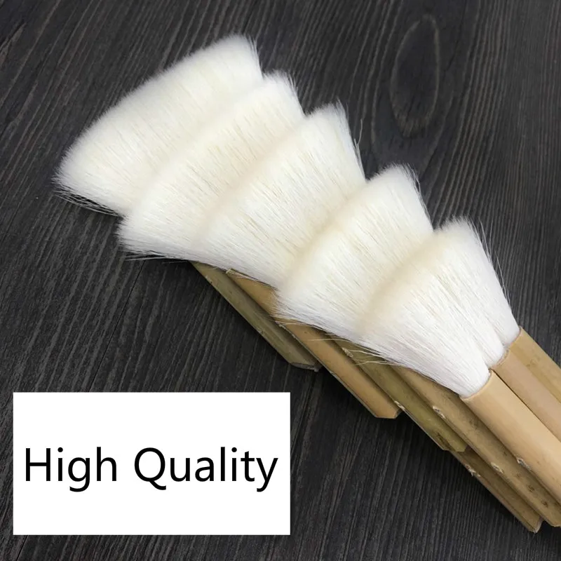 High Quality Wool Paint Brush Wooden Handle Goat Hair Joint Watercolor Acrylic Oil Brushes for Painting Art Supplies | Канцтовары для