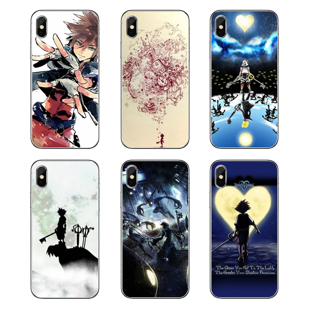 Аниме Королевство Сердца игра Keyblades Sora шаблон для Huawei Honor 8 8C 8X9 10 7A 7C mate 20 Lite Pro P Smart