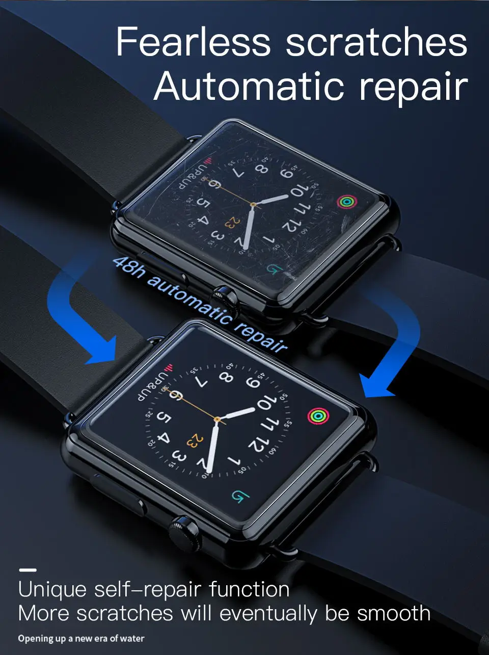 PZOZ полноэкранное Защитное стекло для iWatch 5 4 Гидрогелевая пленка для Apple Watch 1 2 3 закаленная пленка HD изогнутое стекло края 38 мм 42 мм