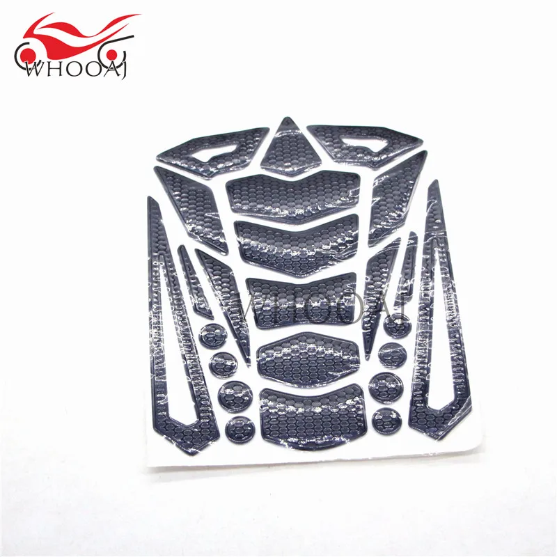 B black Для YAMAHA MT09 MT 07 MT 03 MT 10 R6 R1 бак мотоцикла Pad Cas Кепки 3D Стикеры Наклейка эмблемы защита - Цвет: B black