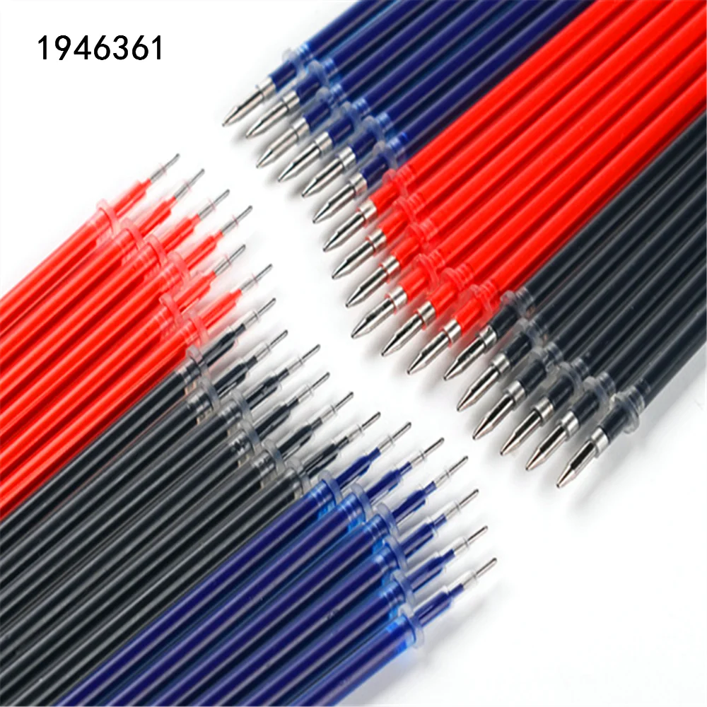 

High quality Black Blue Red Ink Refill Gel Pen bullet for Fine Nib Ink cartridge School Student office stationery Love Gift