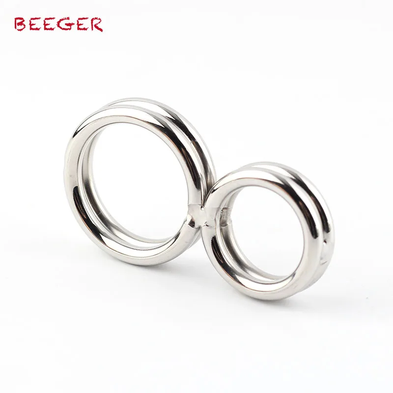 BEEGER щипцы для пениса двойное кольцо мужской целомудрия и пенис мяч игры|toys toys