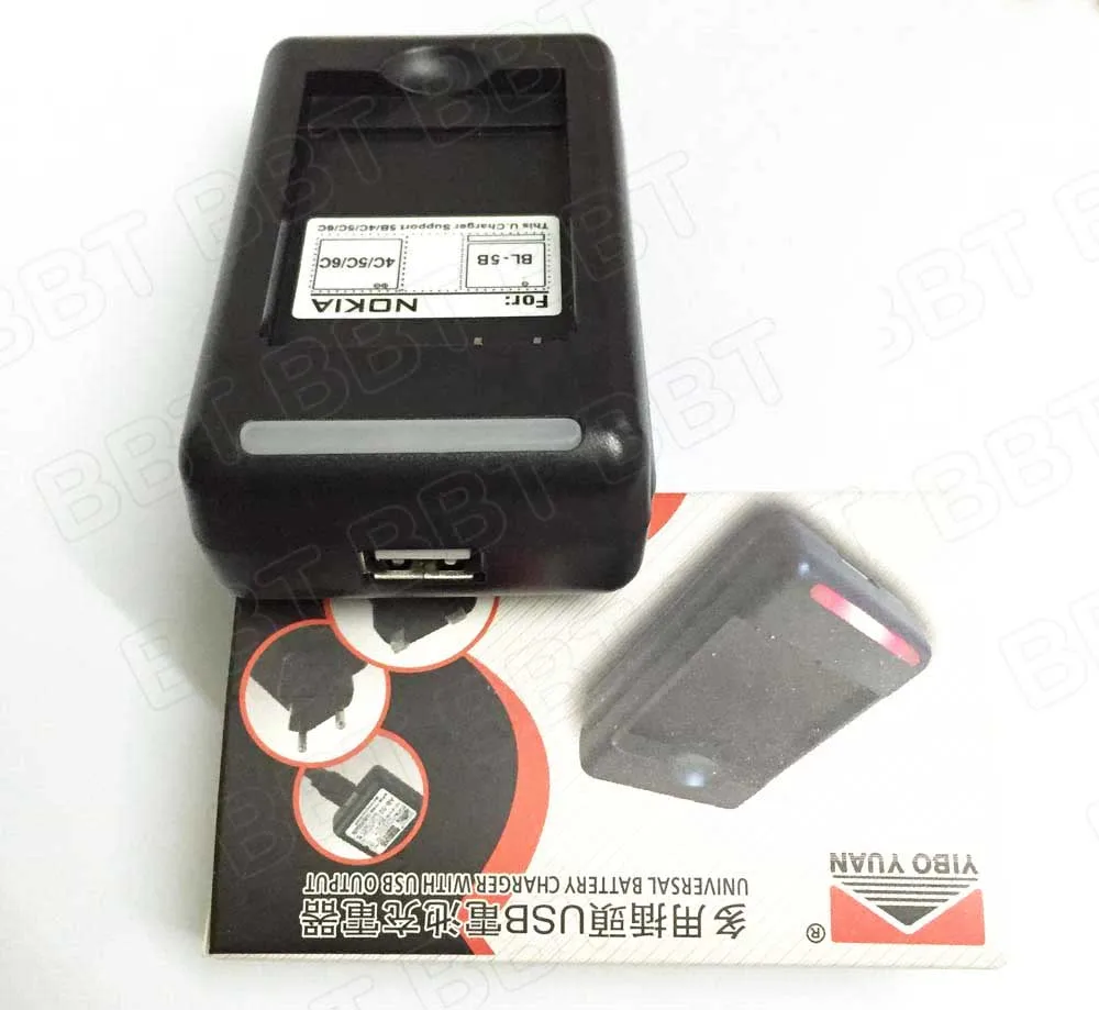 YIBOYUA зарядное устройство для Nokia BL 4C bl 5C 6C 5B 6820 6822 7600 3100 3120 3660 USB выход usb