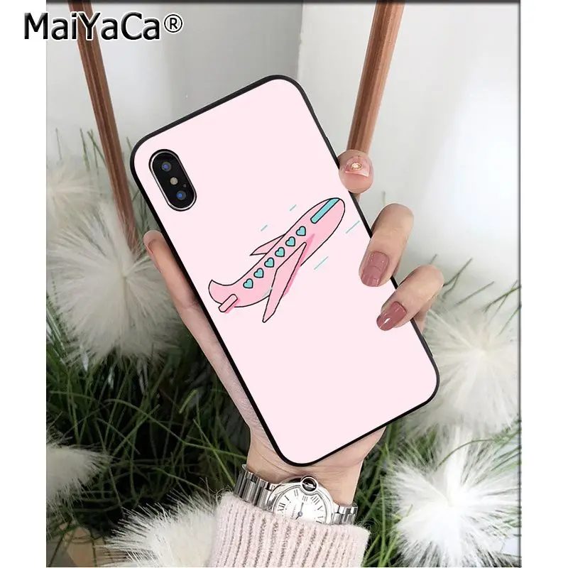 Силиконовый чехол MaiYaCa для Apple iPhone 8 7 6 6S Plus X XS MAX 5 5S SE XR|Чехлы-накладки| |