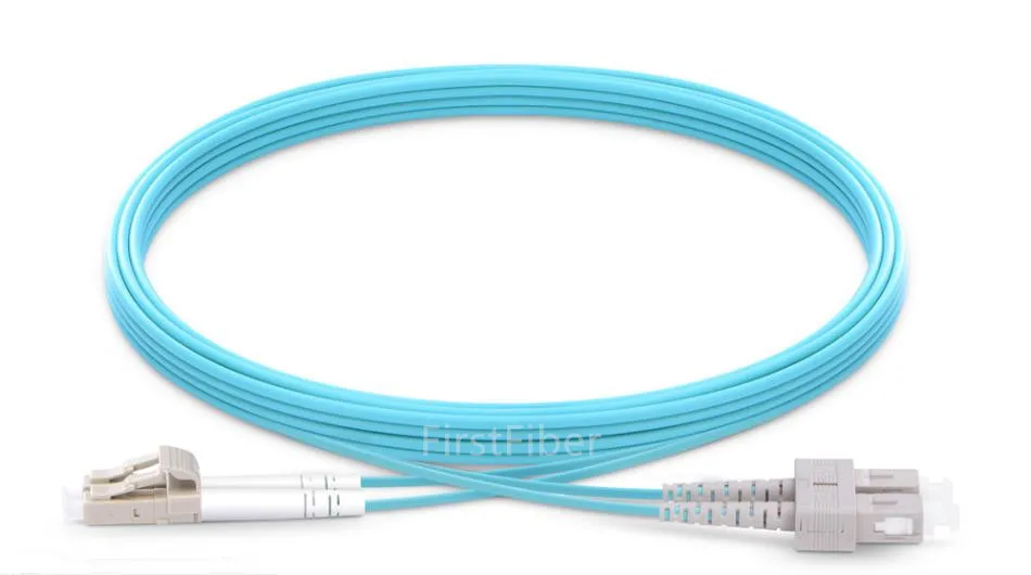 1m LC SC FC ST UPC OM3 Fiber Patch Cable Duplex Jumper 2 Core Cord Multimode 2.0mm | Optic Equipment