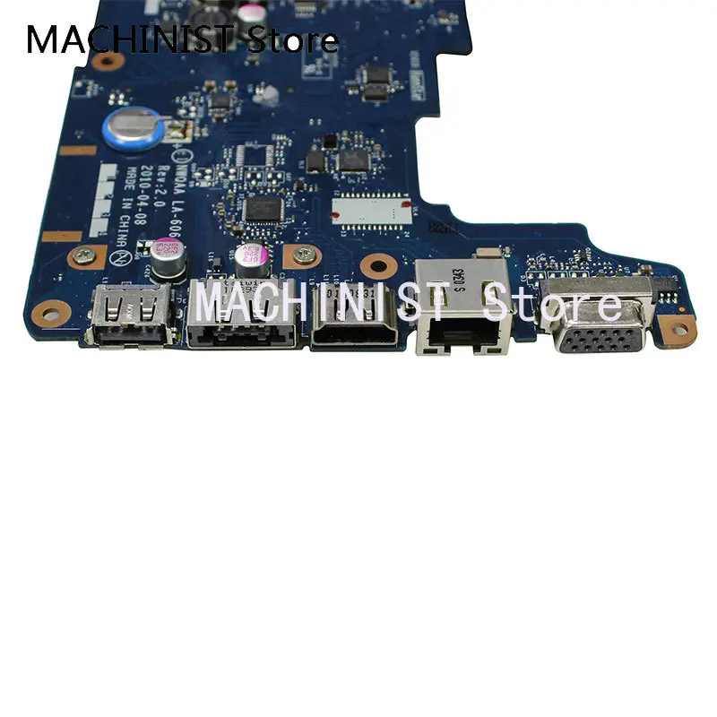 K000104250 LA-6061P для материнской платы ноутбука Toshiba A660 A665 серии. Все функции полностью