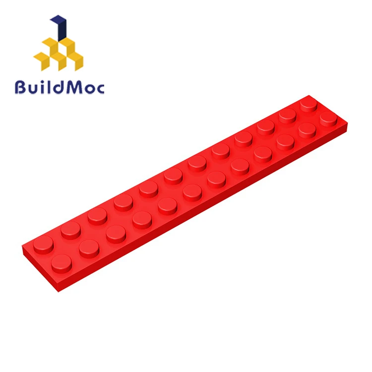 BuildMOC совместимый с сборными элементами 2445 2x12 для строительных блоков детали