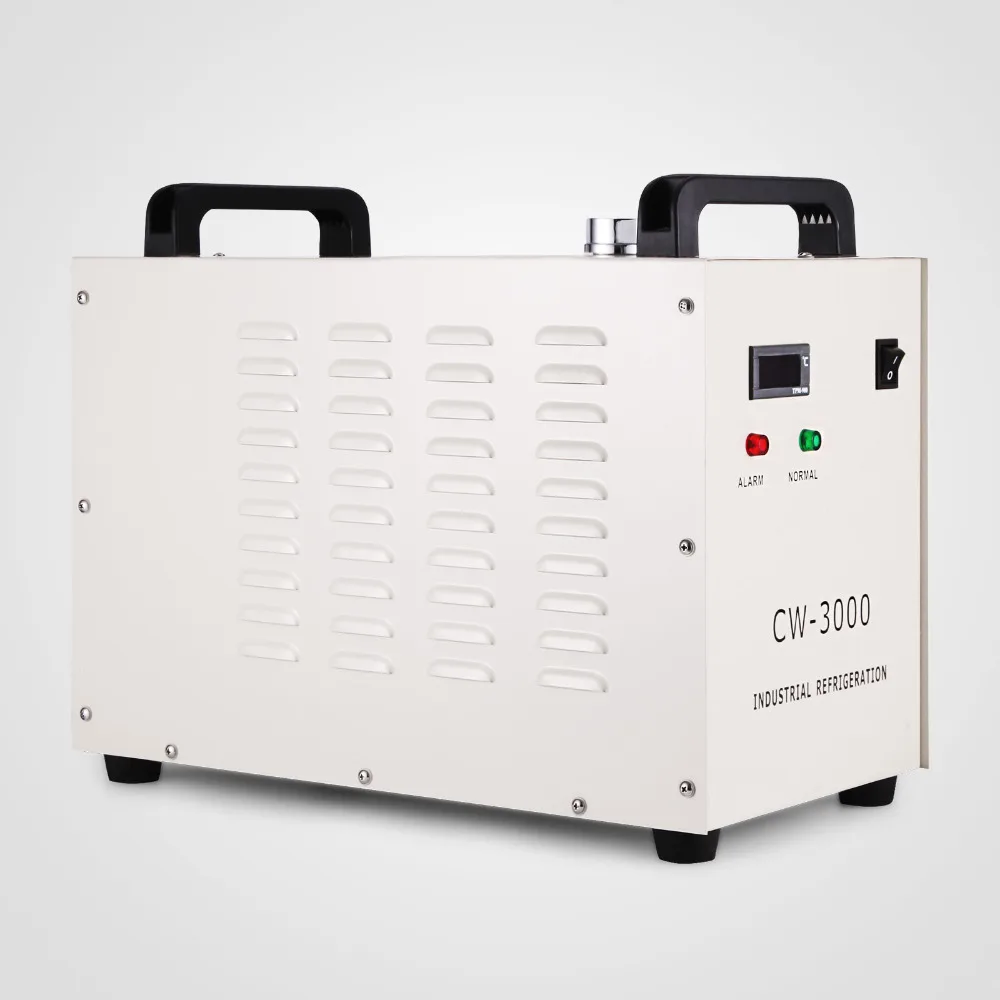 Фото 110В/220В Новый CW 3000 термолиз промышленный охладитель воды чиллер для ЧПУ/лазерный