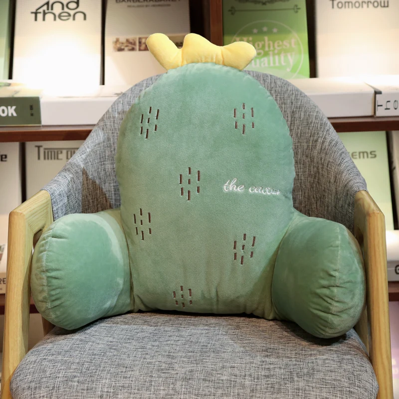 

candice guo! cute plush toy cactus carrot strawberry pineapple peach eggplant corn soft cushion waist pillow birthday gift 1pc