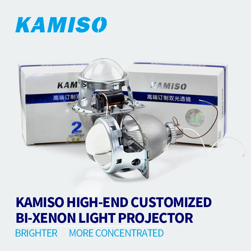 KAMISO Q5 H7 BI XENON объектив 3 дюйма HID Hi/Low проектор с без потерь установка задних