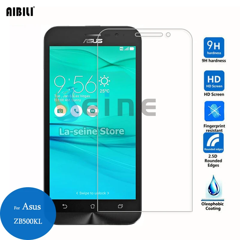 Для Asus ZenFone GO ZB500KL закаленное стекло 9H Защитная пленка для экрана на ZB500KG ZB 500KL 500 кг