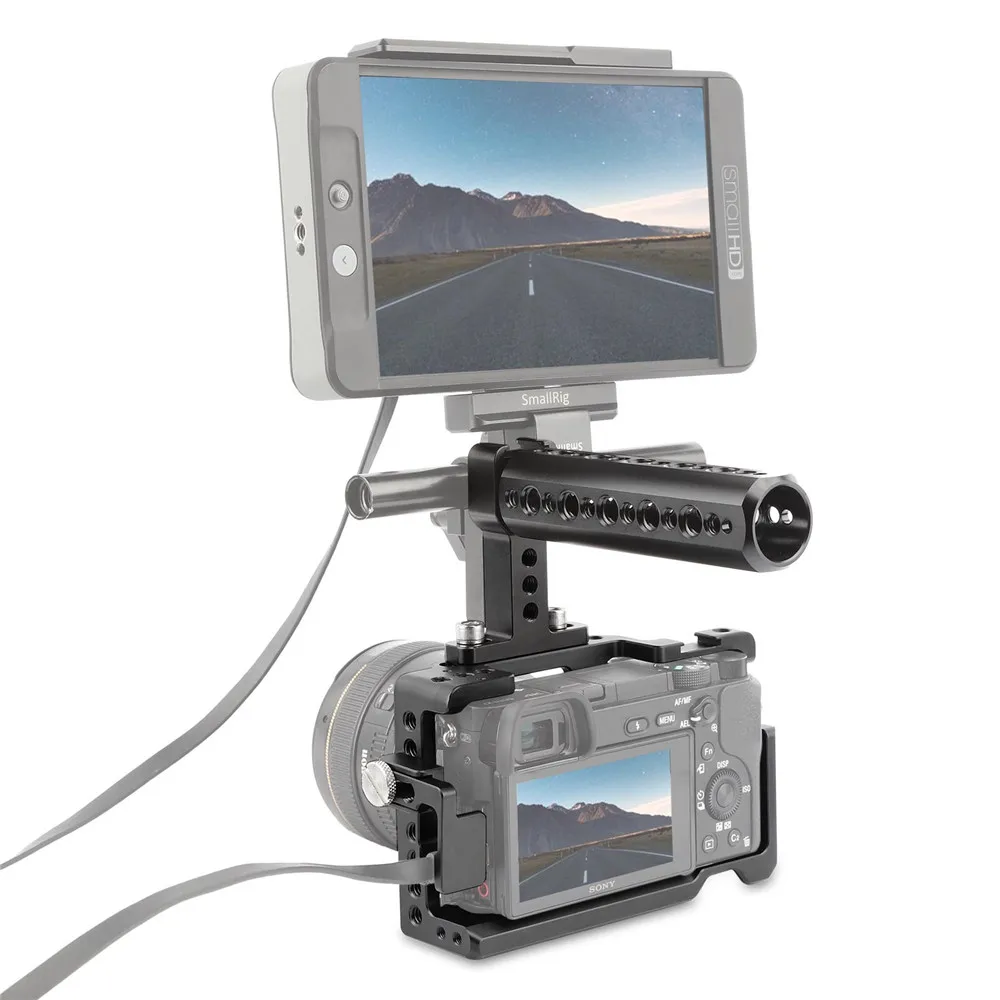 SmallRig A6300 клетка камера набор аксессуаров для SONY A6300/A6000/ILCE-6000/ILCE-6300/NEX7 с верхней ручкой-1921