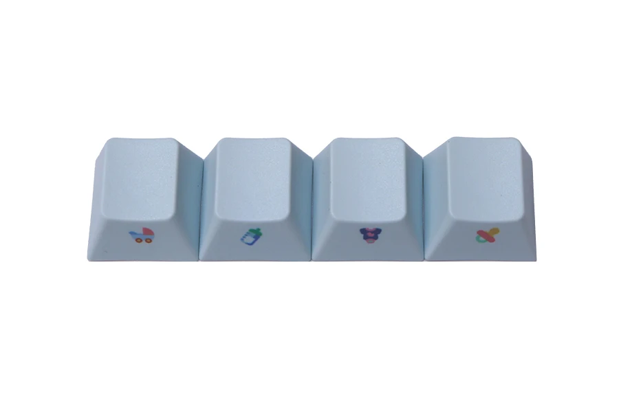 PBT Keycap Вишневый профиль розово-голубой 111 клавиш для механической клавиатуры mx Переключатель Keycap цвет краситель подбитые брелки