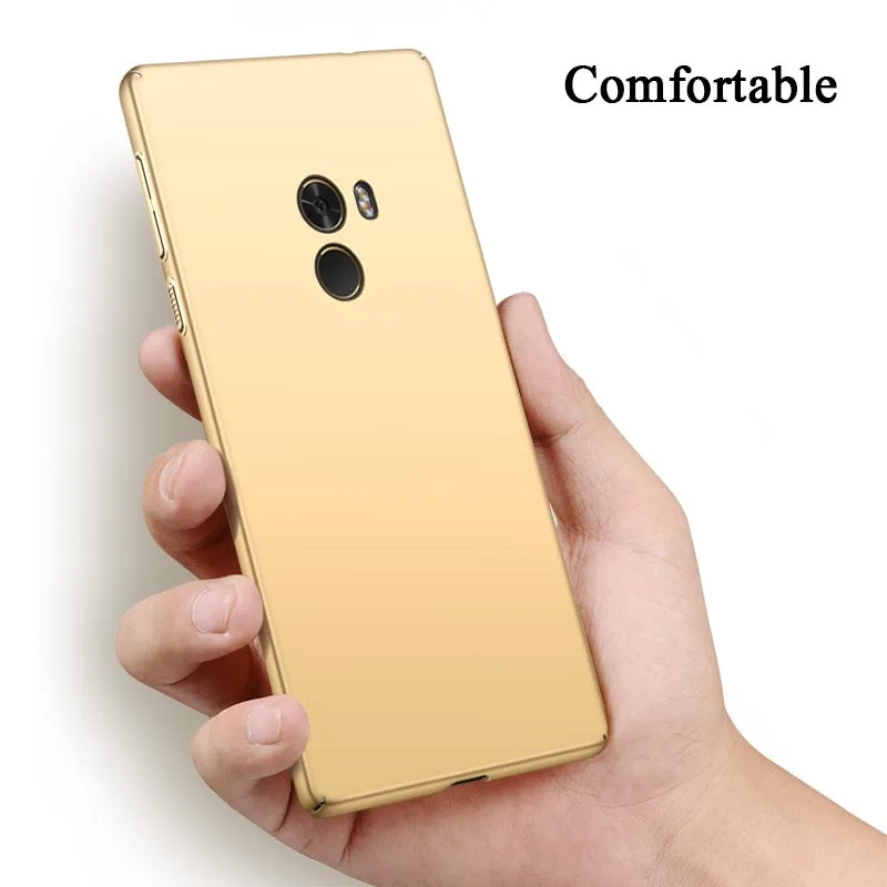 Чехол для Xiaomi Mi Mix 2 3 Роскошные ультратонкие матовые Жесткие защитные задние