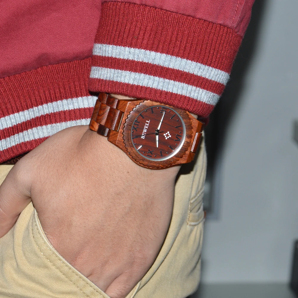 BEWELL дешевые наручные часы Китай для мужчин с бесплатной доставкой деревянные