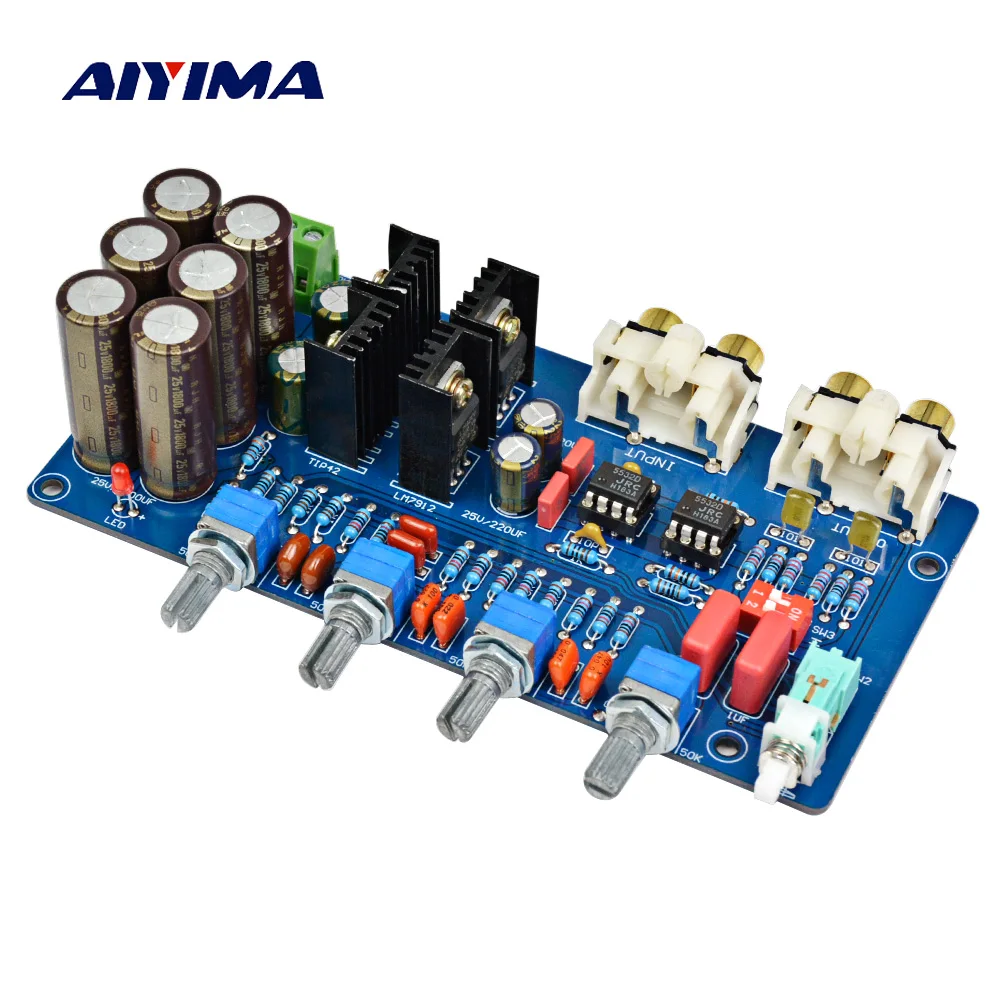 

Предварительный усилитель AIYIMA JRC5532, плата регулировки громкости музыки, плата предварительного усилителя переменного тока 12-18 в