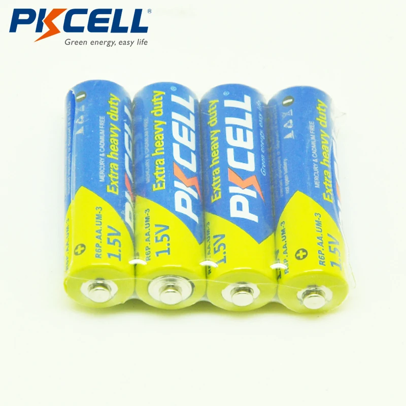 Pkcell 1 5 В сверхмощный-50 AA R6P + 50 AAA R03P первичные аккумуляторы из углеродистого цинка