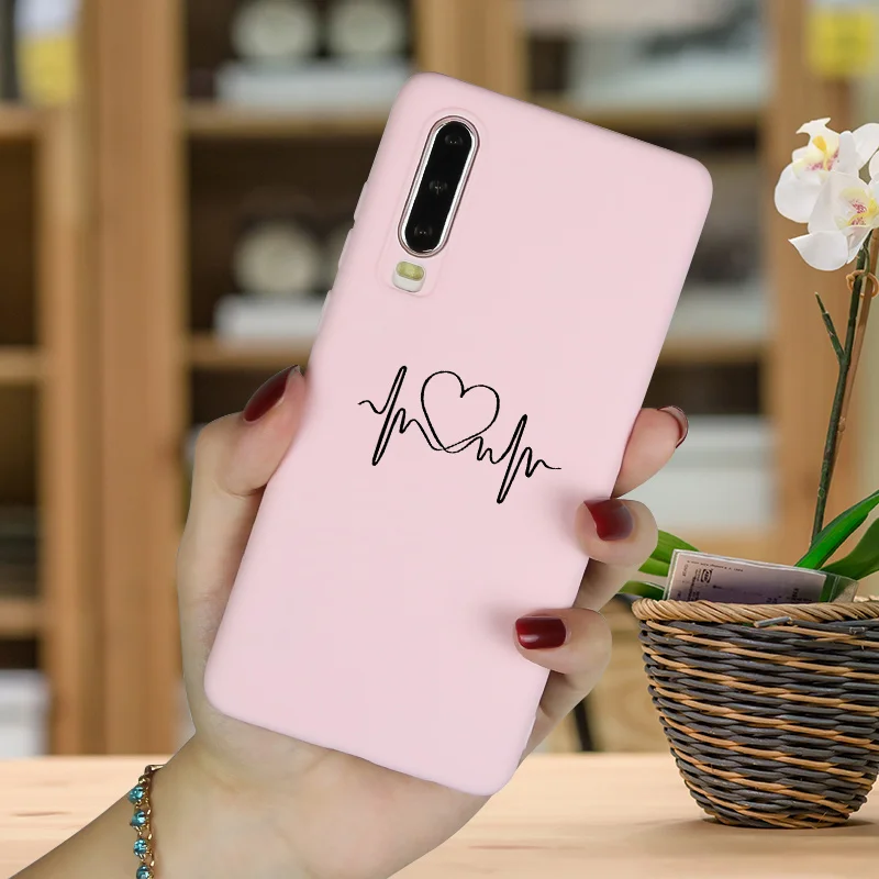 QBFXDDT Милый матовый чехол для телефона huawei P Smart P30 Pro P9 Plus, силиконовый чехол на заднюю панель P20 Lite, чехол для huawei P10 Lite Funda - Цвет: QBFXDDT