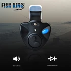 Высококачественные сигнализаторы поклевки для ловли карпа FISH KING, 40 г, Электронная Беспроводная клипса из АБС-пластика, новый светодиодный светильник для удочки