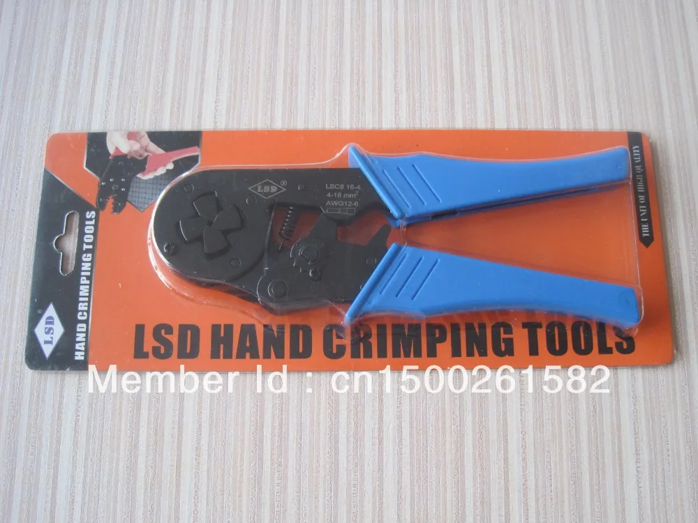 12-6 AWG (4-16 мм2) LSC8 Тип Мини дизайн саморегулирующиеся обжимные плоскогубцы