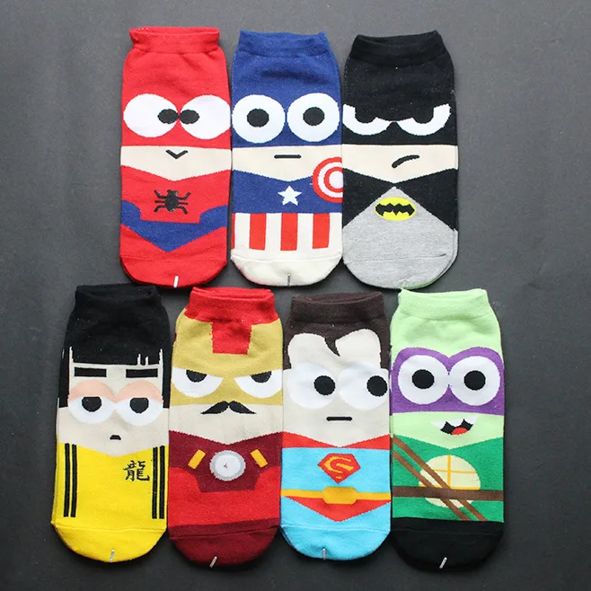 Летние Харадзюку хип-хоп ниндзя Бэтмен Супермен Спайдермен Капитан Америка