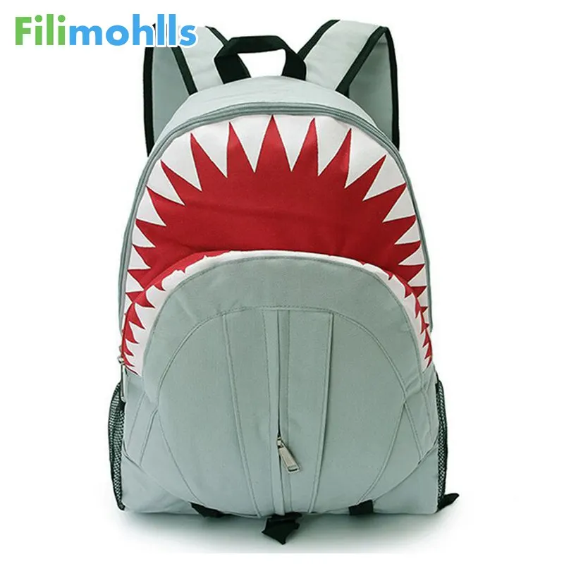 

2019 Free Shipping! Hot Sale Children Fashion Shark Backpack Cute Backpacks Boy's Travel Bags School Bag for teenagers D13-87