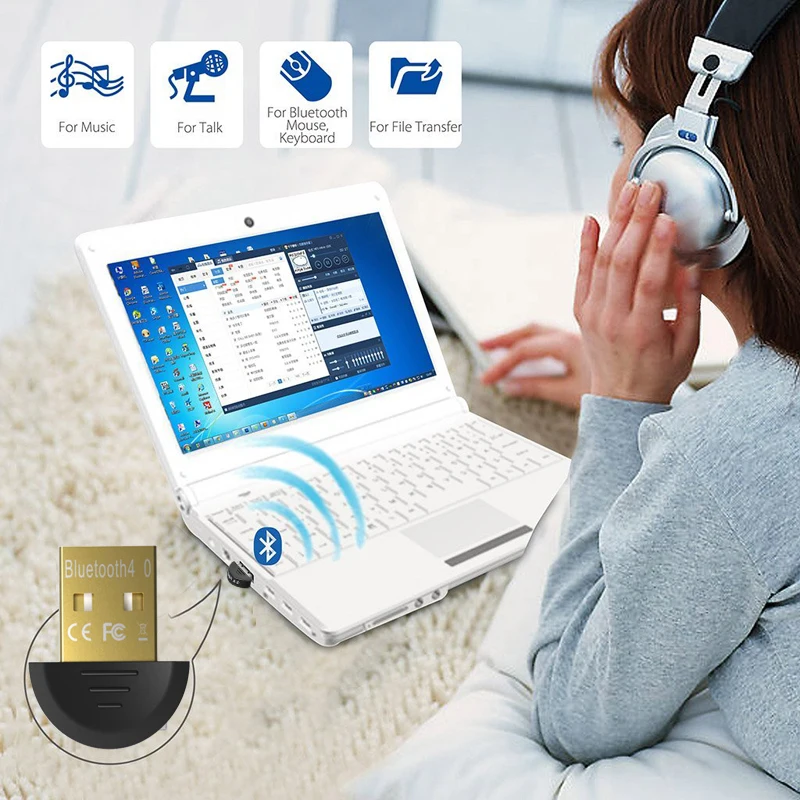 DAONO Mini USB Bluetooth V 4 0 Двойной режим CSR 2 0/3 Para Windows 10 8 XP Win 7 Vista 32/64 | Электроника