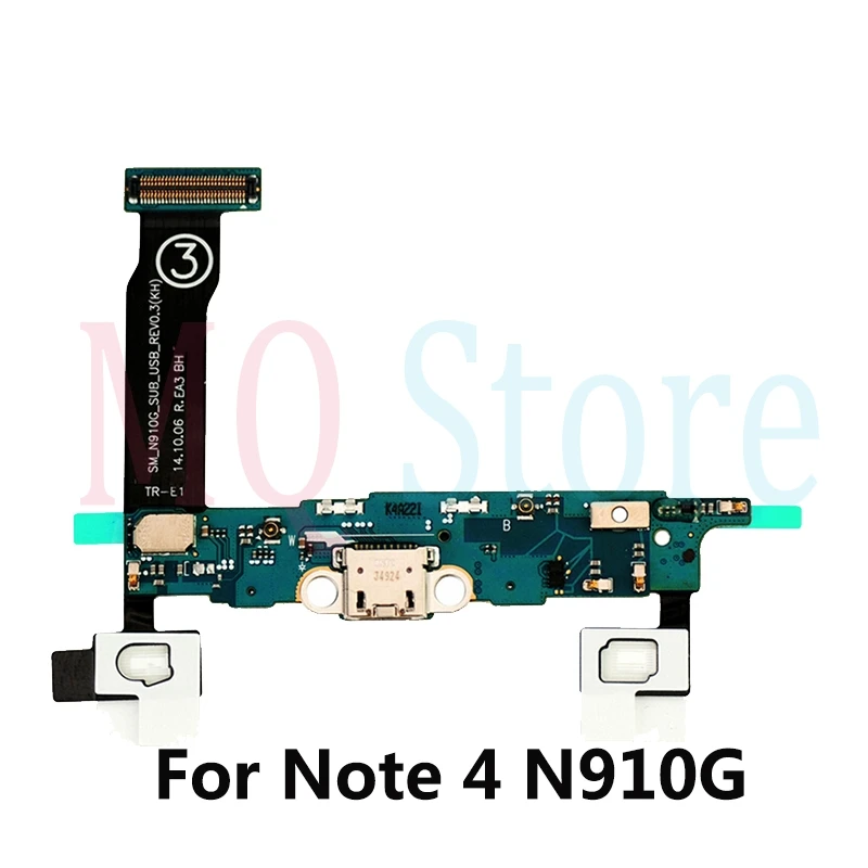 Для Samsung Galaxy Note 4 N9100 N910A N910F N910G N910P N910S N910T N910V N9109W USB порт разъем док-станция для