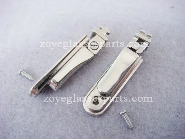 

spring hinge for acetate and bamboo eyeglass frame 3.8mm spring screw on glue on high nickel with screws TSH-08 ship in 2 days