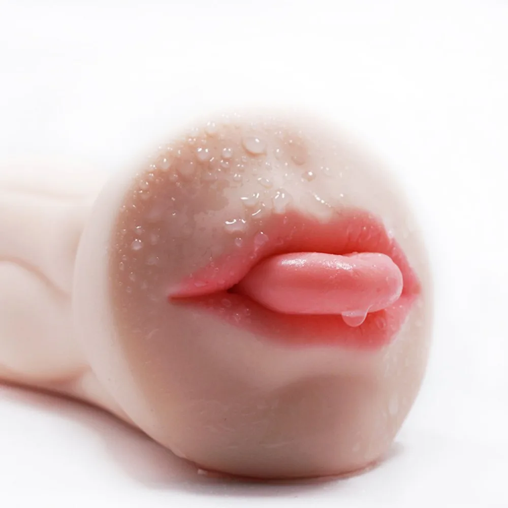 Мужской мастурбатор с двойным отверстием искусственная вагина настоящая киска