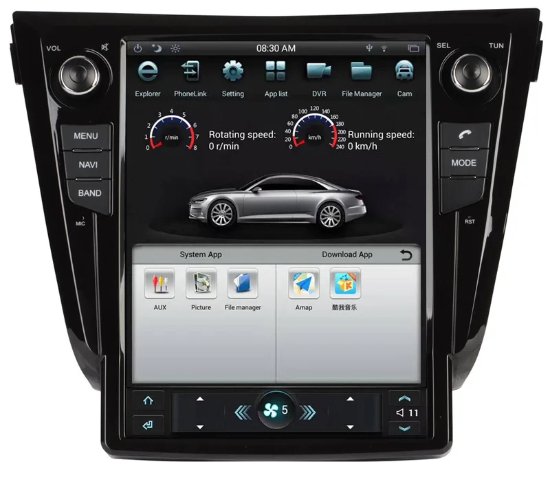 Автомагнитола Tesla с вертикальным экраном 12 1 дюйма Android 6 0 DVD GPS навигация для Nissan X