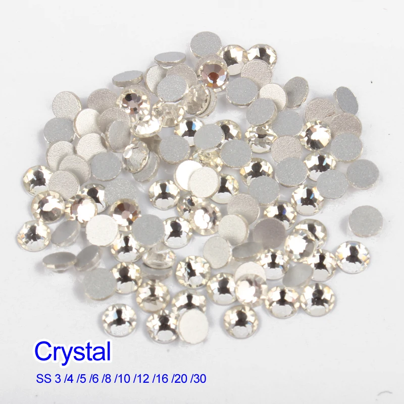 Стразы для ногтевого дизайна стеклянные камни с кристаллами клей клея