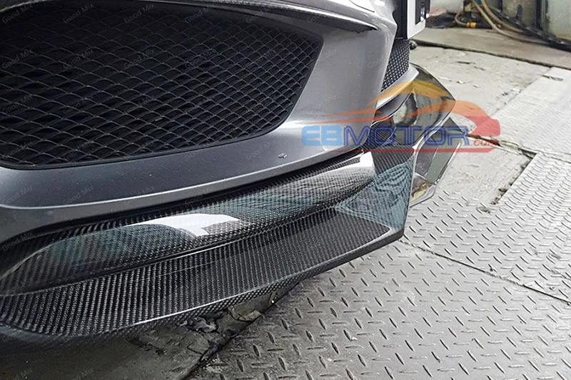 R Стиль Настоящее углеродное волокно передний спойлер для BENZ W117 c117 CLA250 CLA220 AMG SPORT 2014UP M135