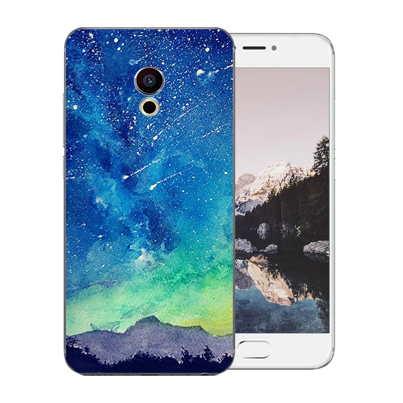 5 2 дюйма для Meizu Pro 6/MX6 Ультра тонкая мягкая защита задней крышки 6s силиконовый