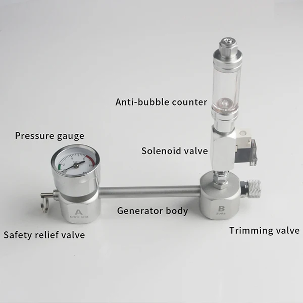 

Aquarium DIY CO2 Generator System With Pressure Air Flow Adjustment Water Plant Fish Aquarium Co2 Valve Diffuser