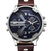 luxury brand men quartz wrist watch dual movement sports watch cagarny man casual watches relogio male relojes clock men