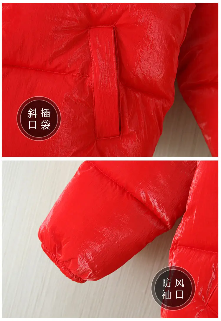 Girls Winter Down Jacket Boys Outwear Coats Parkas Childrens Warm Jacket Girl Winter Jacket Hooded Coat for Russian Winter