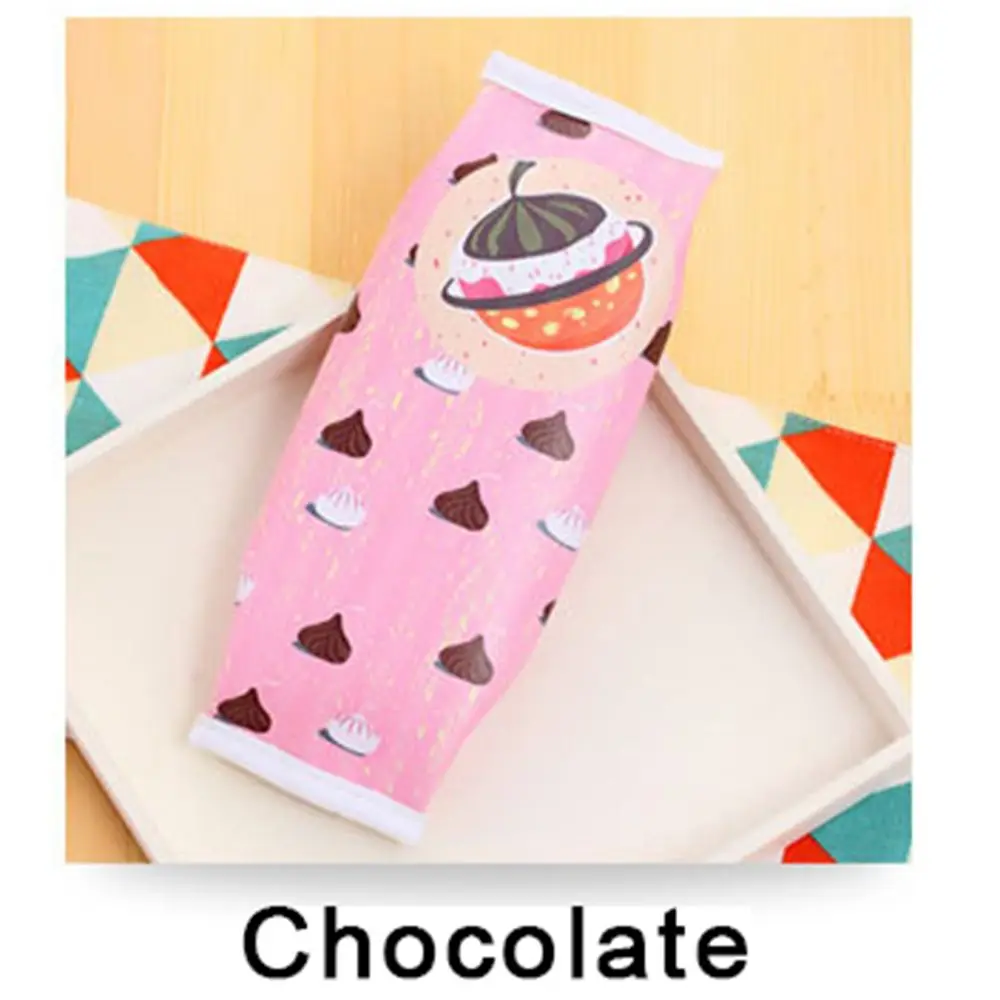 Chocolate 1 предмет в Корейском стиле весело Макарон печенье карандаш сумки креативные Канцтовары студентов снэк-Карандаш Чехол давать детям, подарок на день рождения - Цвет: Chocolate