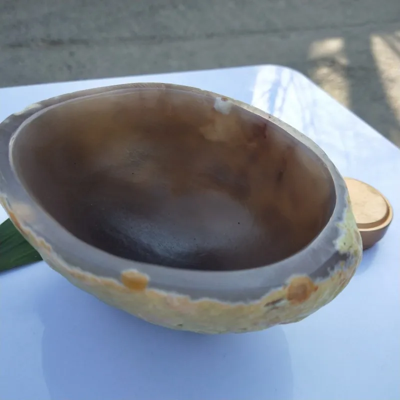 Красивая ежедневная пепельница из драгоценного камня и минералов 13 см | Дом сад