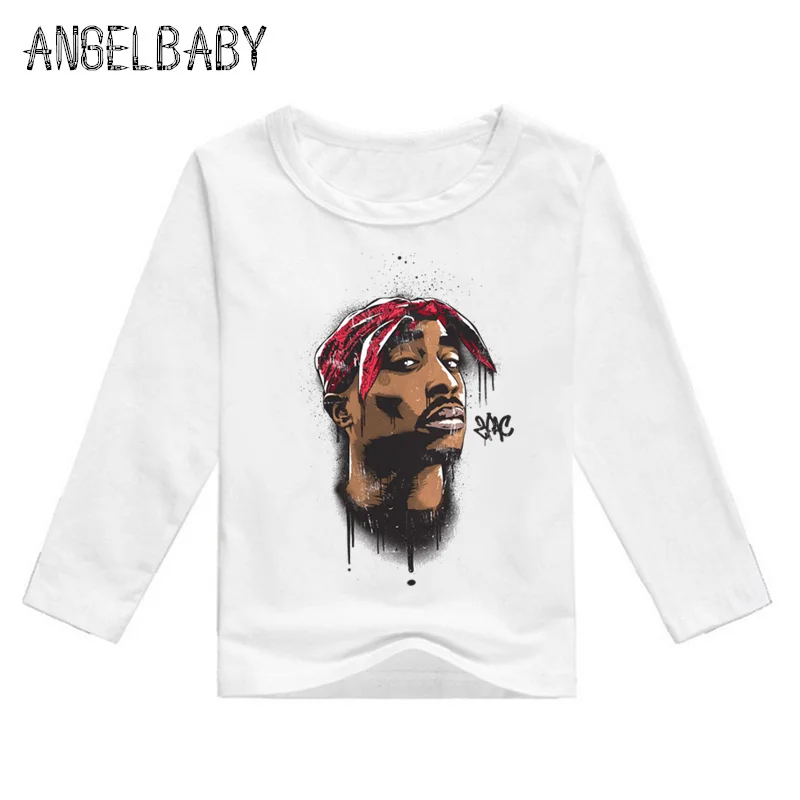 2019 комплект одежды для маленьких мальчиков и девочек Тупак 2pac в стиле хип-хоп с