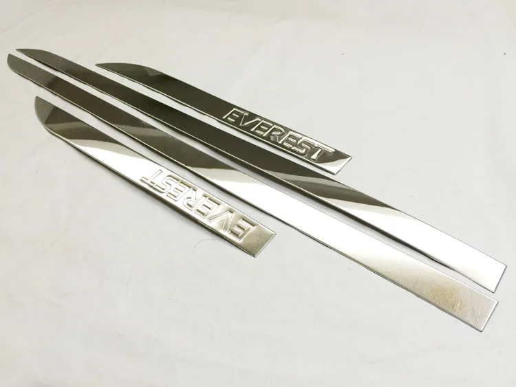 

For Ford Everest 2016 Stainless Steel Side Door Body Moulding Trim Car Styling Accessories 4pcs/set